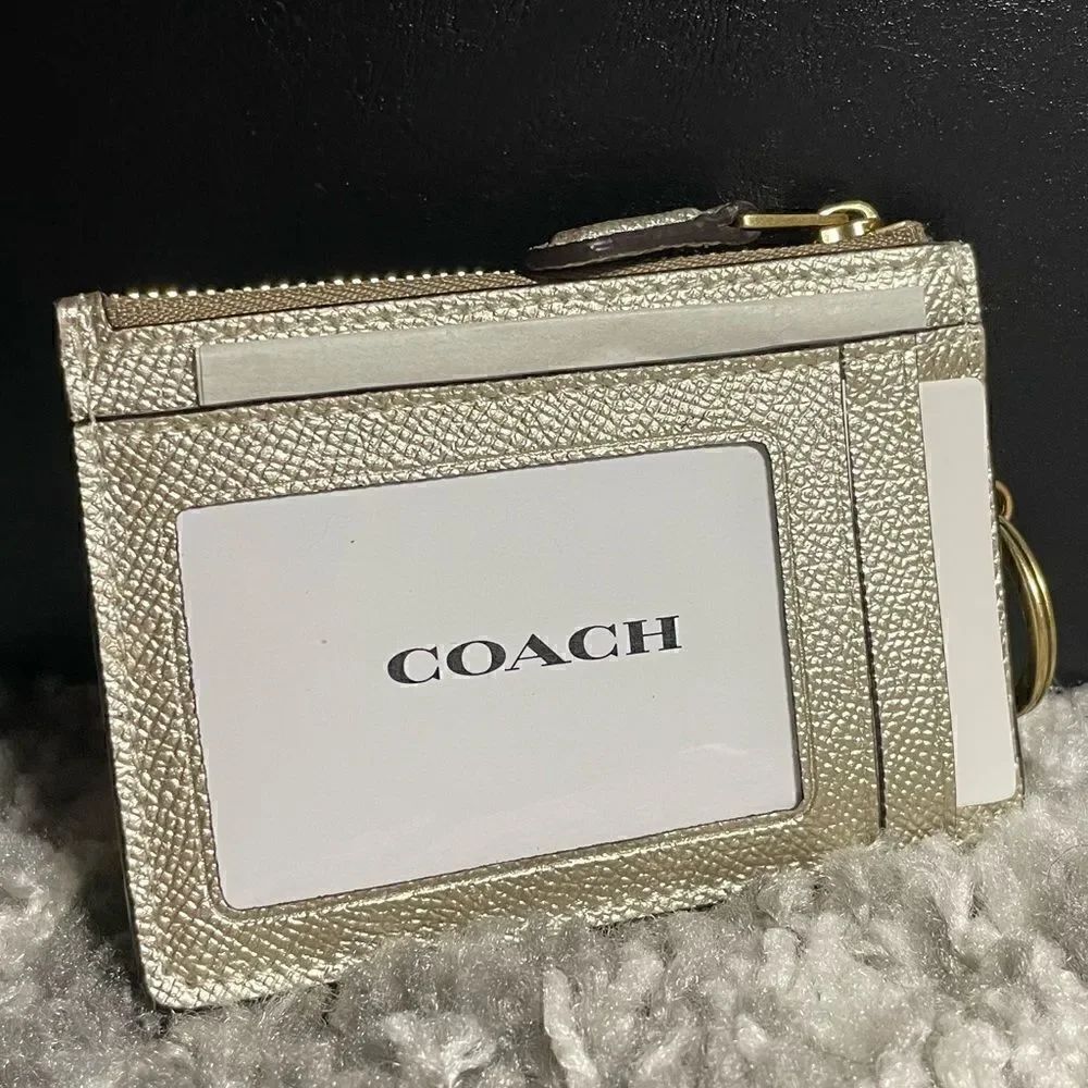 NWT Coach Metallic Mini ID Skinny - Picture 5 of 8